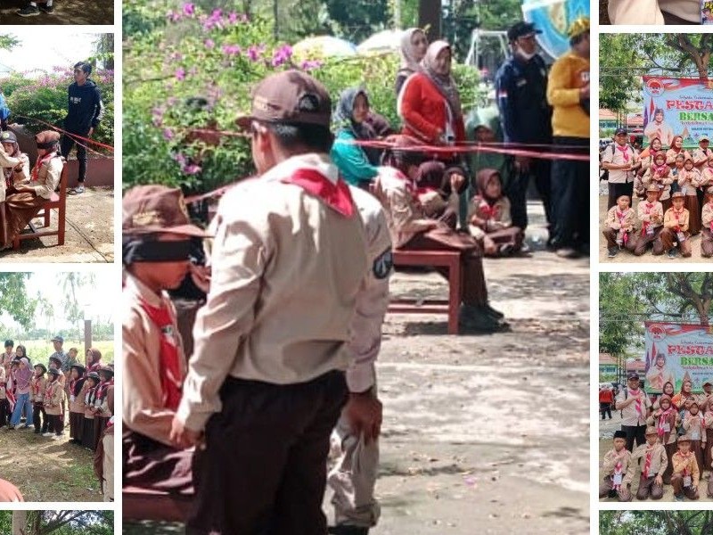 Kwarran Arjasa Gelar Pesta Siaga Bersahabat, Tumbuhkan Karakter Mandiri dan Kerja Sama Peserta Didik