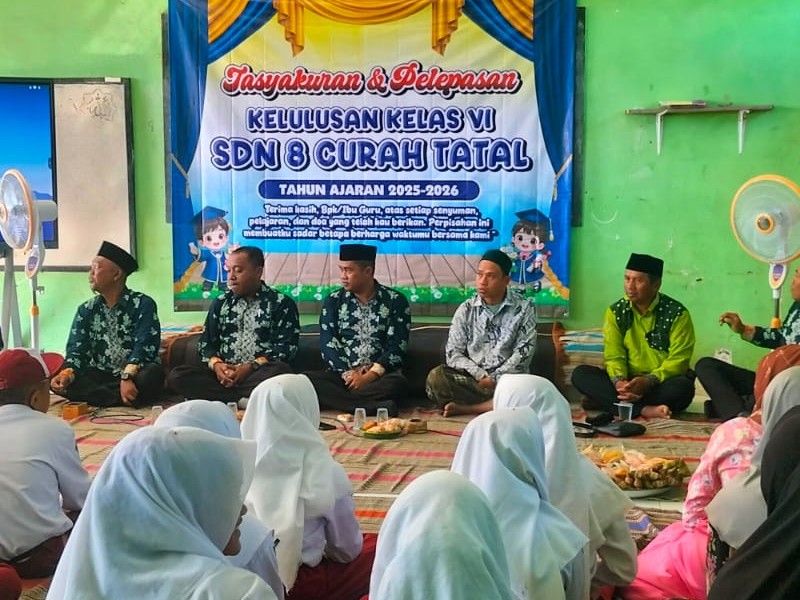 SDN 8 Curah Tatal Gelar Tasyakuran dan Pelepasan Siswa Kelas VI Tahun Ajaran 2025–2026